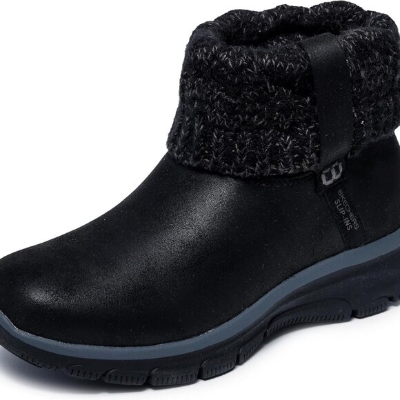 Women’s Easy Going Cozy Weather Slip-ins Black 5 - Picture 1 of 6